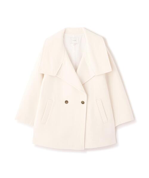 PROPORTION BODY DRESSING（プロポーションボディドレッシング）の「＜ａ＞ビックカラーハーフコート / 1216255104（ステンカラーコート・レディース・ホワイト系その他/ブラック/ベージュ・SMALL/P/S/MEDIUM）」の5枚目の写真