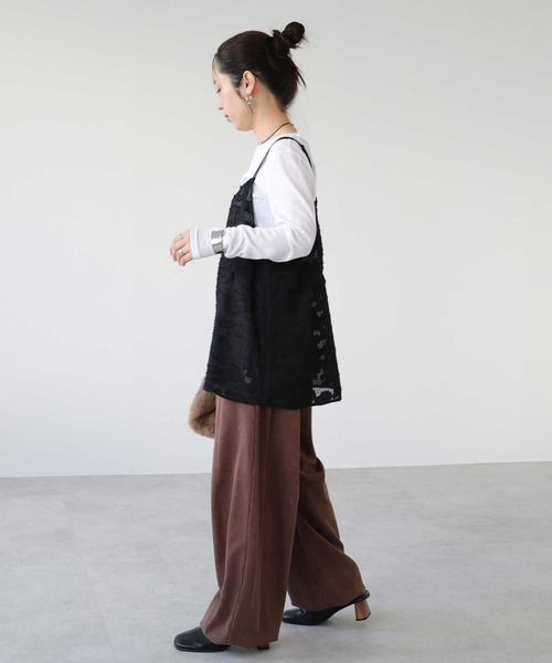 zena(ジェナ)の「パウダースウェット裾ドロストパンツ(スウェットパンツ・レディース・チャコールグレー/ブラウン/レッド/オートミール・FREE)」の21枚目の写真