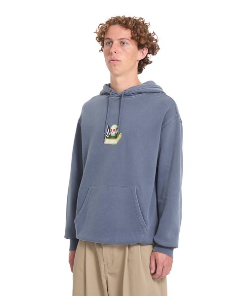 VOLCOM(ボルコム)の「VOLCOM メンズ BOILER PO パーカー 【2026年秋冬モデル】/ボルコムプルオーバーバックプリントフーディー(パーカー・メンズ・ブルー系その他・X-LARGE/LARGE/MEDIUM/SMALL)」の6枚目の写真