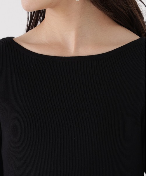 PROPORTION BODY DRESSING（プロポーションボディドレッシング）の「フリルペプラムニット / 1216270012（ニット/セーター・レディース・ブラック/ブラウン/ブラック系その他・FREE）」の20枚目の写真