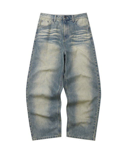 DESIRED(デシレッド)の「ダーティー PEID バルーンデニムパンツ-FESK2301B0D(デニムパンツ・レディース・ブルー・MEDIUM/LARGE/X-LARGE)」の1枚目の写真