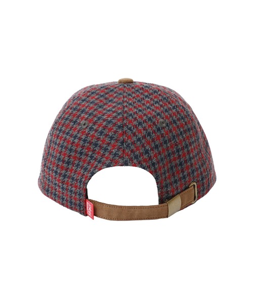 Manhattan Portage(マンハッタンポーテージ)の「NY EMB CHECK CAP(キャップ・メンズ・オフホワイト/グレー/ブラウン・FREE)」の6枚目の写真