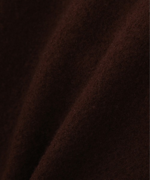 YLEVE(イレーヴ)の「YLEVE / ULTARAFINE MERINO WOOL MILLED KNIT CARDIGAN(カーディガン/ボレロ・レディース・ブラック/ワイン系・1)」の22枚目の写真