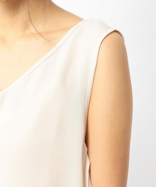 Another Edition(アナザーエディション)の「サイドプリーツノースリーブ/AEBFC ワキプリーツNSL◆(シャツ/ブラウス・レディース・ブラック/ナチュラル/ベージュ・FREE)」の10枚目の写真