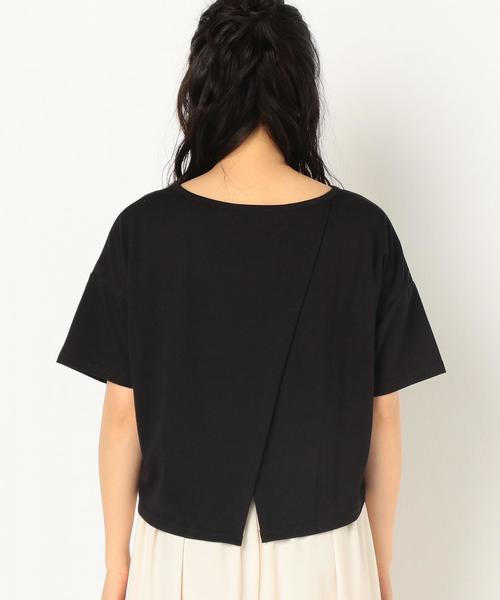 Another Edition（アナザーエディション）の「プレーティング変形Tシャツ/AEBC RLプレーティングヘンケイTee◆（Tシャツ/カットソー・レディース・ブラック/ライトグレー/ベージュ/ライトブルー・FREE）」の14枚目の写真