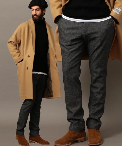 BEAUTY&YOUTH UNITED ARROWS(ビューティーアンドユースユナイテッドアローズ)の「BY C/W ノープリーツ テーパードパンツ◆(その他パンツ・メンズ・グレー/ダークグレー/ネイビー・MEDIUM/SMALL/LARGE/X-LARGE)」の1枚目の写真