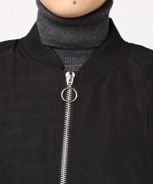 VENCEEXCHANGE（ヴァンスエクスチェンジ）の「オフショルMA-1                       （MA-1・レディース・ダークグリーン/ブラック・MEDIUM）」の6枚目の写真