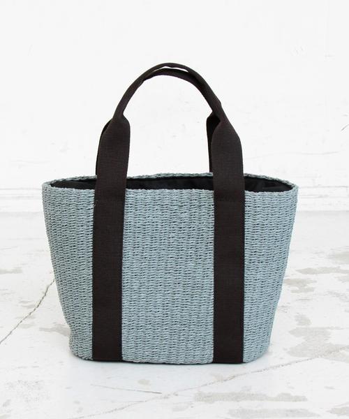 BEAUTY&YOUTH UNITED ARROWS（ビューティーアンドユースユナイテッドアローズ）の「BY∴ ペーパードローストバスケット ◆（かごバッグ・レディース・グレー/ベージュ/ナチュラル・FREE）」の6枚目の写真