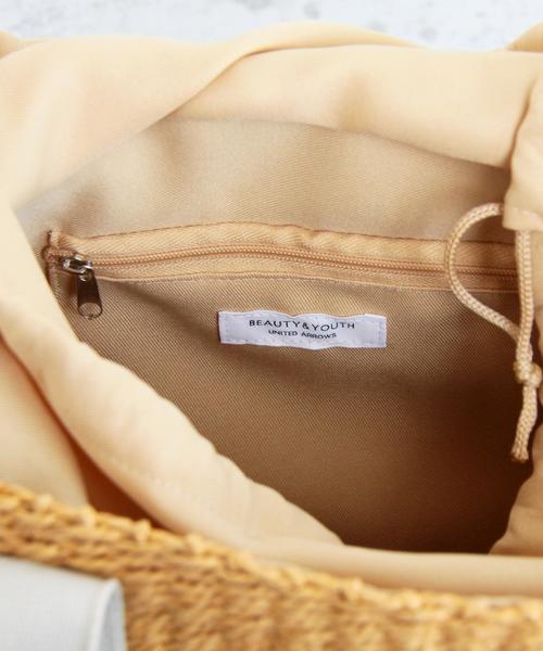 BEAUTY&YOUTH UNITED ARROWS（ビューティーアンドユースユナイテッドアローズ）の「BY∴ ペーパードローストバスケット ◆（かごバッグ・レディース・グレー/ベージュ/ナチュラル・FREE）」の11枚目の写真