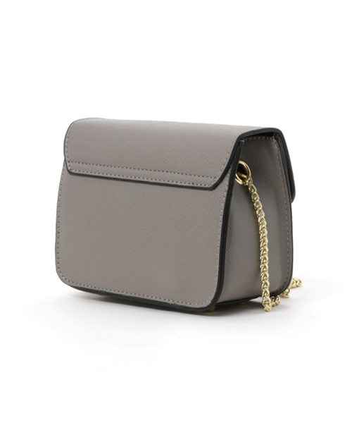 PLAIN CLOTHING（プレーンクロージング）の「ラウンドミニショルダーバッグ【PLAIN CLOTHING】（ショルダーバッグ・レディース・レッド/キャメル/ブラック/アイボリー/ネイビー/グレー・FREE）」の7枚目の写真