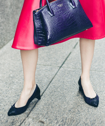 PICHE ABAHOUSE | fluffy fitヒラリボンパンプス(パンプス)