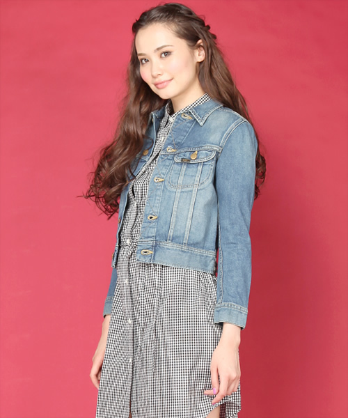 Lee（リー）の「[Lee（リー）] C RIDERS Gジャン（デニムジャケット・レディース・コバルトブルー・SMALL/MEDIUM）」の3枚目の写真