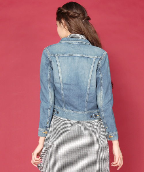 Lee（リー）の「[Lee（リー）] C RIDERS Gジャン（デニムジャケット・レディース・コバルトブルー・SMALL/MEDIUM）」の4枚目の写真