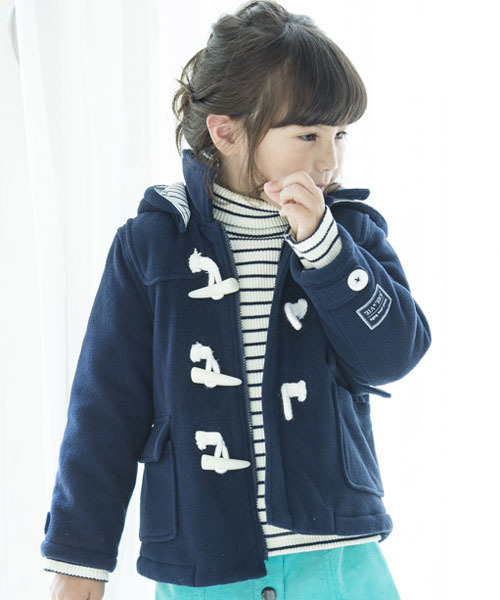 Noeil Aime Bebe ノイユエイムベベ の Noeil Aime Bebe フリース中綿ダッフルコート ダッフルコート Wear