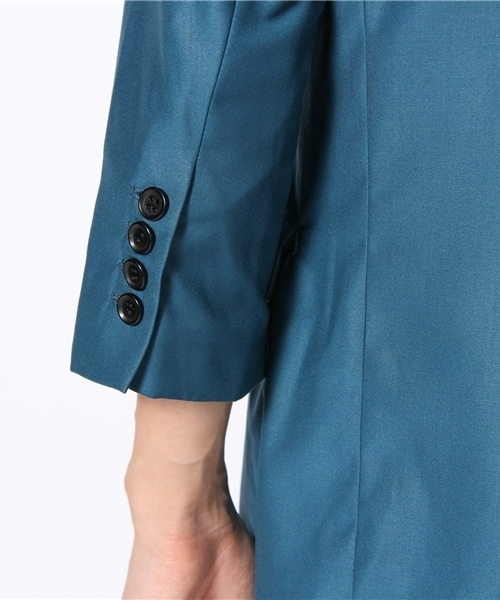 WEGO(ウィゴー)の「ノッチドテーラード7Sジャケット(テーラードジャケット・メンズ・ブラック/ライトグレー/ターコイズブルー/キャメル・MEDIUM/LARGE)」の10枚目の写真