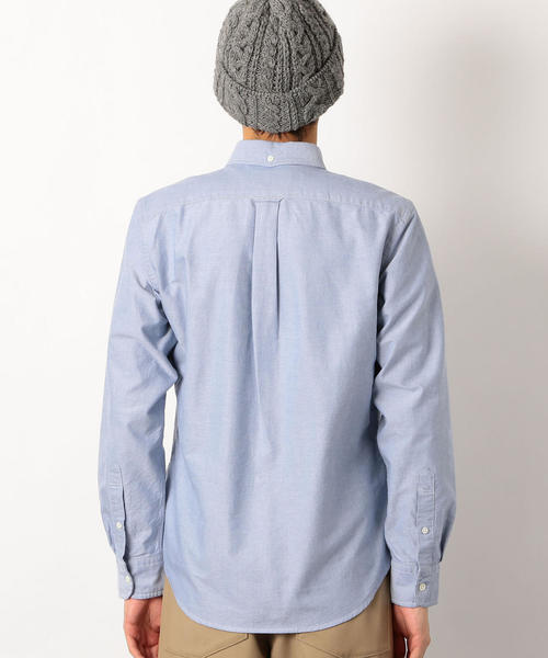 green label relaxing（グリーンレーベルリラクシング）の「SC オーガニック オックス ボタンダウン シャツ ◆（シャツ/ブラウス・メンズ・ネイビー/ライラック/ホワイト・MEDIUM/LARGE/SMALL/X-SMALL/X-LARGE）」の17枚目の写真