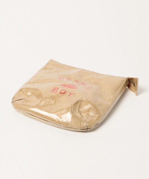 BEAMS BOY（ビームスボーイ）の「BEAMS BOY / BB ロゴ ポーチ（ポーチ・レディース・ベージュ・ONE SIZE）」の4枚目の写真