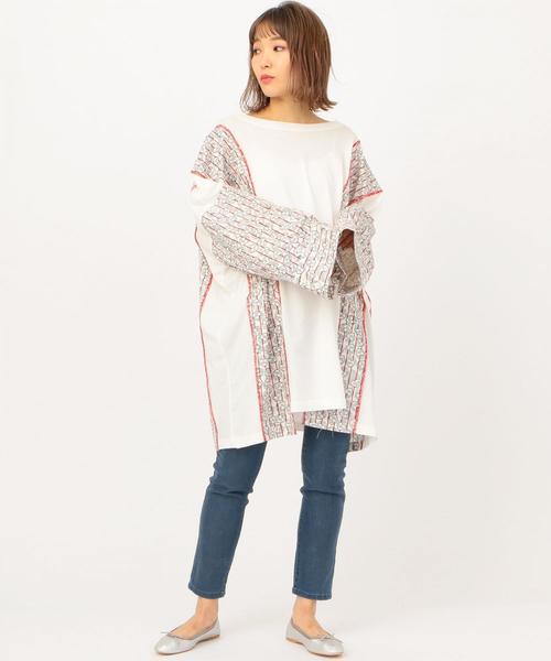Another Edition（アナザーエディション）の「ハート×ストライプ柄BIG TEE ◆（ワンピース・レディース・レッド/ケリー・FREE）」の21枚目の写真