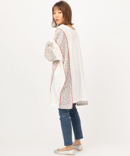 Another Edition（アナザーエディション）の「ハート×ストライプ柄BIG TEE ◆（ワンピース・レディース・レッド/ケリー・FREE）」の22枚目の写真