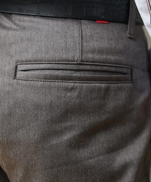 KAIKO（カイコー）の「KAIKO THE CHINO TROUSER SLIM TAPERED（チノパンツ・メンズ・ブラック/ベージュ/ブラウン・S/M/L）」の10枚目の写真