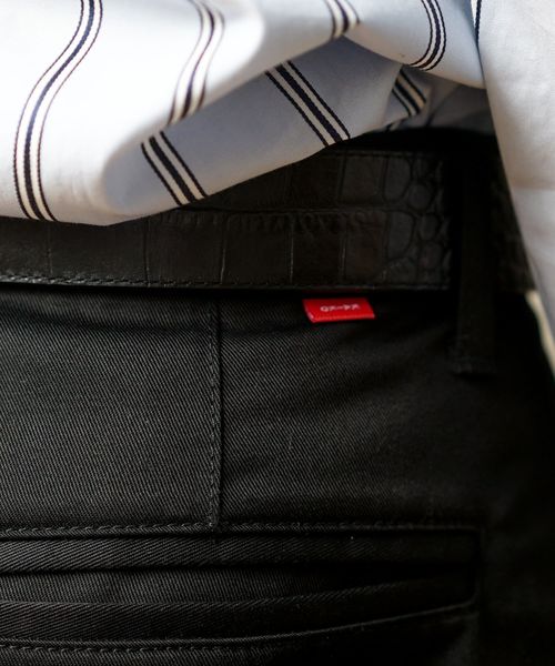 KAIKO（カイコー）の「KAIKO THE CHINO TROUSER SLIM TAPERED（チノパンツ・メンズ・ブラック/ベージュ/ブラウン・S/M/L）」の14枚目の写真