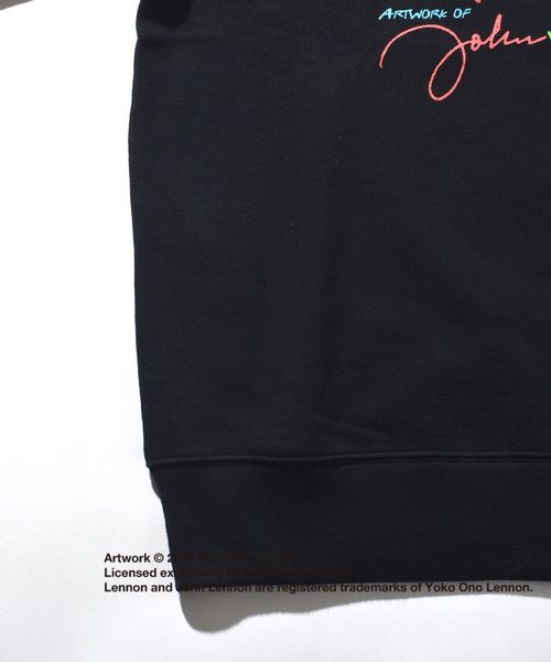 SHIPS（シップス）の「SU: ジョンレノン スウェット（スウェット・メンズ・ホワイト系その他/ブラック/ホワイト/ダークグレー・MEDIUM/LARGE/SMALL/X-LARGE）」の9枚目の写真
