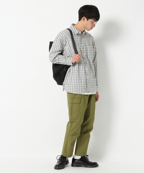 RAGEBLUE(レイジブルー)の「ブロードギンガムチェックシャツ /789002(シャツ/ブラウス・メンズ・パープル/グレー/ブルー・SMALL/MEDIUM/LARGE)」の4枚目の写真