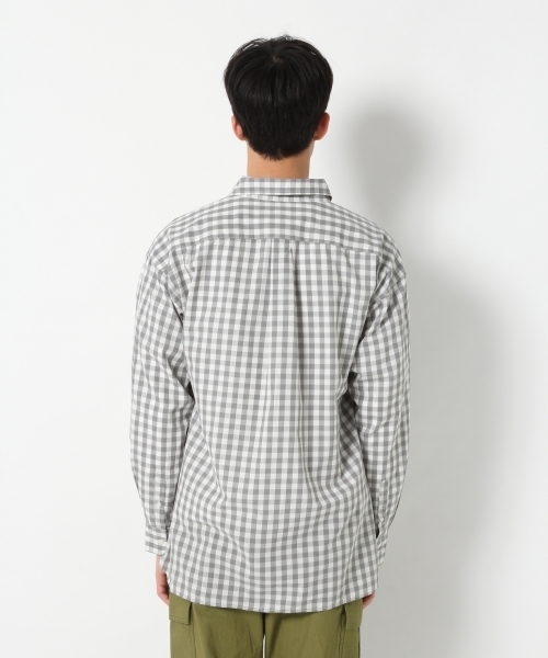 RAGEBLUE(レイジブルー)の「ブロードギンガムチェックシャツ /789002(シャツ/ブラウス・メンズ・パープル/グレー/ブルー・SMALL/MEDIUM/LARGE)」の8枚目の写真