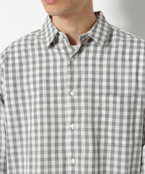 RAGEBLUE(レイジブルー)の「ブロードギンガムチェックシャツ /789002(シャツ/ブラウス・メンズ・パープル/グレー/ブルー・SMALL/MEDIUM/LARGE)」の9枚目の写真