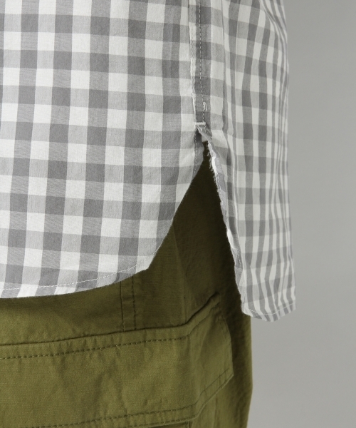 RAGEBLUE(レイジブルー)の「ブロードギンガムチェックシャツ /789002(シャツ/ブラウス・メンズ・パープル/グレー/ブルー・SMALL/MEDIUM/LARGE)」の13枚目の写真