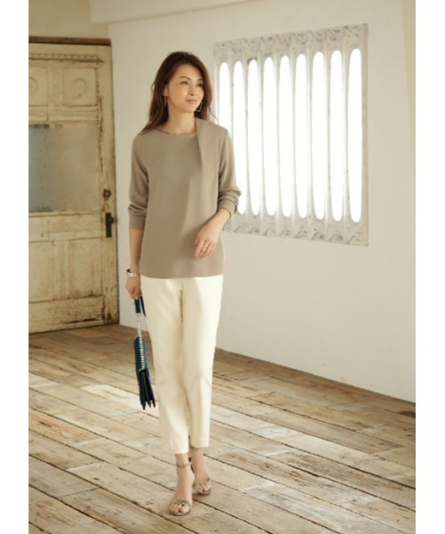STYLE DELI(スタイルデリ)の「アシンメトリーブラウス(シャツ/ブラウス・レディース・アイボリー/ベージュ・MEDIUM)」の20枚目の写真