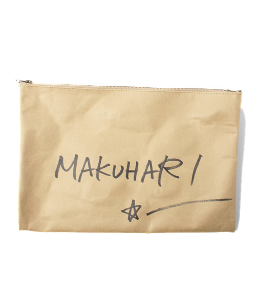 And A（アンドエー）の「転写クラッチバッグ (MATATABI)（クラッチバッグ・メンズ・ライトグレー/ベージュ/キャメル/ブラウン/ホワイト/ブラック/ブラウン系その他/その他1/スミクロ/ベージュ系その他/ナチュラル/ネイビー・FREE）」の17枚目の写真