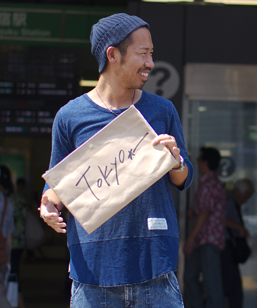 And A（アンドエー）の「転写クラッチバッグ (MATATABI)（クラッチバッグ・メンズ・ライトグレー/ベージュ/キャメル/ブラウン/ホワイト/ブラック/ブラウン系その他/その他1/スミクロ/ベージュ系その他/ナチュラル/ネイビー・FREE）」の11枚目の写真