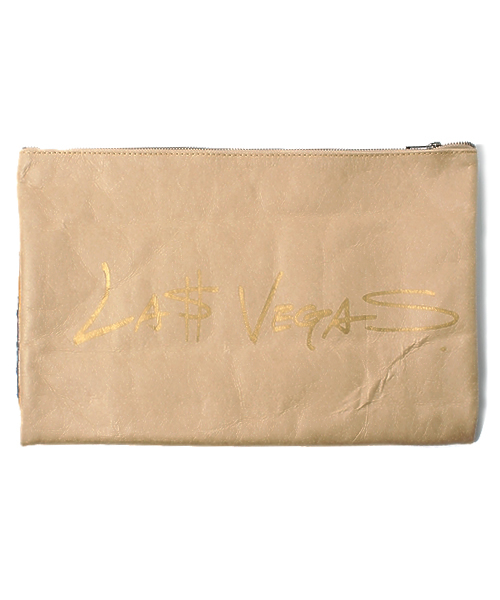 And A（アンドエー）の「転写クラッチバッグ (MATATABI)（クラッチバッグ・メンズ・ライトグレー/ベージュ/キャメル/ブラウン/ホワイト/ブラック/ブラウン系その他/その他1/スミクロ/ベージュ系その他/ナチュラル/ネイビー・FREE）」の2枚目の写真