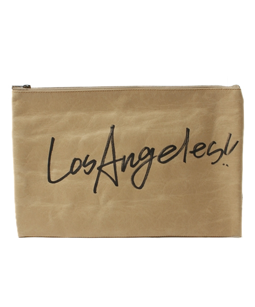 And A（アンドエー）の「転写クラッチバッグ (MATATABI)（クラッチバッグ・メンズ・ライトグレー/ベージュ/キャメル/ブラウン/ホワイト/ブラック/ブラウン系その他/その他1/スミクロ/ベージュ系その他/ナチュラル/ネイビー・FREE）」の16枚目の写真