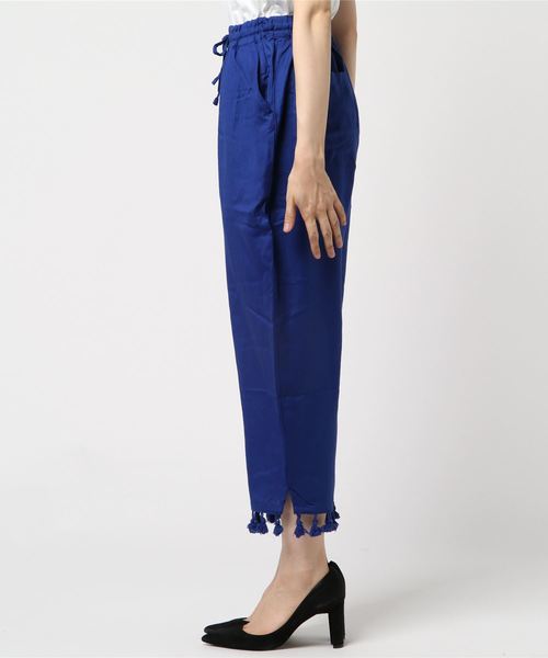 チャイハネ(チャイハネ)の「【チャイハネ】無地タッセルストレートパンツ(その他パンツ・レディース・ブラック/ブルー/オレンジ/ホワイト/イエロー/ブラウン/ピンク・FREE)」の9枚目の写真