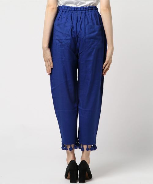 チャイハネ(チャイハネ)の「【チャイハネ】無地タッセルストレートパンツ(その他パンツ・レディース・ブラック/ブルー/オレンジ/ホワイト/イエロー/ブラウン/ピンク・FREE)」の10枚目の写真