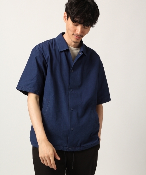 GLOBAL WORK（グローバルワーク）の「デニムコーチシャツ半袖/800771（シャツ/ブラウス・メンズ・ブルー系その他4/ブルー系その他7・SMALL/MEDIUM/LARGE/X-LARGE）」の5枚目の写真