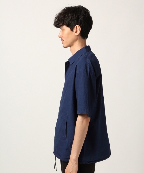 GLOBAL WORK（グローバルワーク）の「デニムコーチシャツ半袖/800771（シャツ/ブラウス・メンズ・ブルー系その他4/ブルー系その他7・SMALL/MEDIUM/LARGE/X-LARGE）」の6枚目の写真