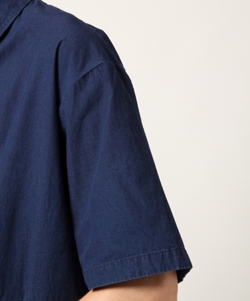 GLOBAL WORK（グローバルワーク）の「デニムコーチシャツ半袖/800771（シャツ/ブラウス・メンズ・ブルー系その他4/ブルー系その他7・SMALL/MEDIUM/LARGE/X-LARGE）」の10枚目の写真