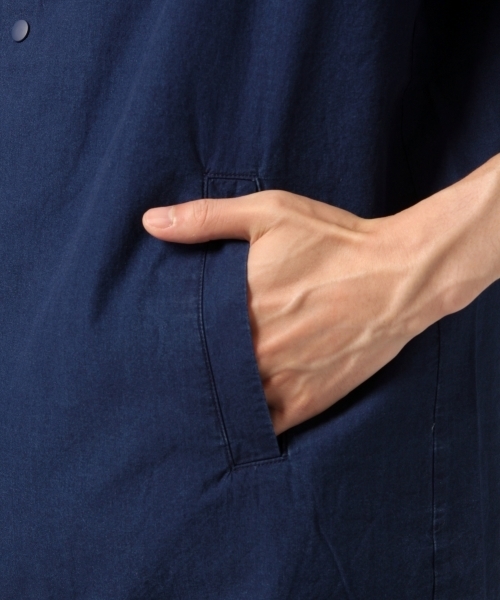 GLOBAL WORK（グローバルワーク）の「デニムコーチシャツ半袖/800771（シャツ/ブラウス・メンズ・ブルー系その他4/ブルー系その他7・SMALL/MEDIUM/LARGE/X-LARGE）」の11枚目の写真