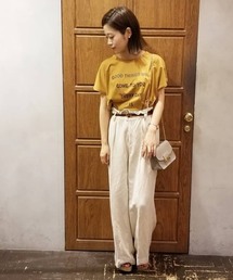 Editt by YECCA VECCA | タックデザインロゴＴｅｅ(Tシャツ/カットソー)