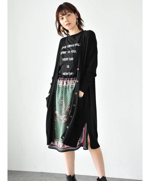 Editt by YECCA VECCA（エディットバイイェッカヴェッカ）の「タックデザインロゴＴｅｅ（Tシャツ/カットソー・レディース・ホワイト/ブラック/キャメル・FREE）」の22枚目の写真