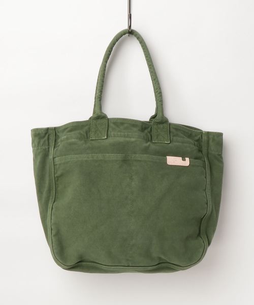 Butler Verner Sails(バトラーヴァーナーセイルス)の「【Butler Verner Sails】反応染8号キャンバスサークルトート(トートバッグ・メンズ・グリーン/ブルー/イエロー・FREE)」の5枚目の写真