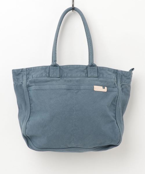 Butler Verner Sails(バトラーヴァーナーセイルス)の「【Butler Verner Sails】反応染8号キャンバスサークルトート(トートバッグ・メンズ・グリーン/ブルー/イエロー・FREE)」の3枚目の写真