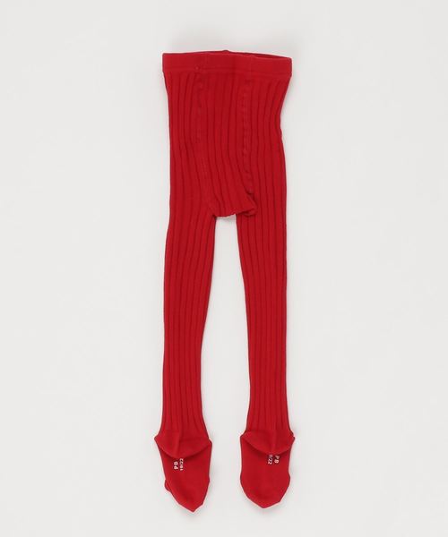 PETIT BATEAU（プチバトー）の「カラータイツ（タイツ/ストッキング・キッズ・レッド・12MONTH）」の2枚目の写真