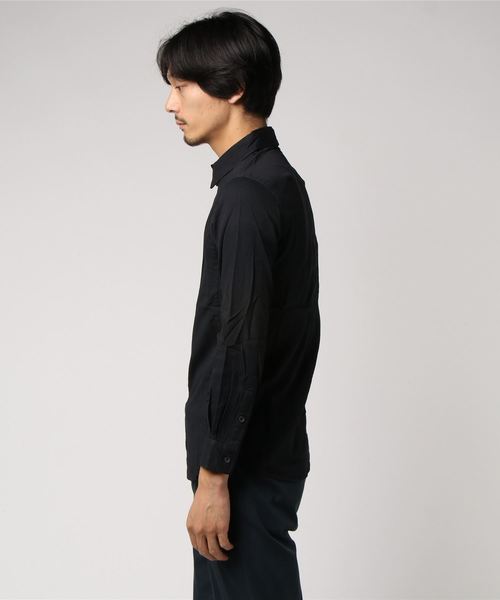 REGIEVO(レジエボ)の「【REGIEVO】シンプルなコットンシャツ 大人の雰囲気のある上質なピケ素材(シャツ/ブラウス・メンズ・ホワイト/ブラック/カーキ・SMALL/MEDIUM/LARGE/X-LARGE)」の4枚目の写真