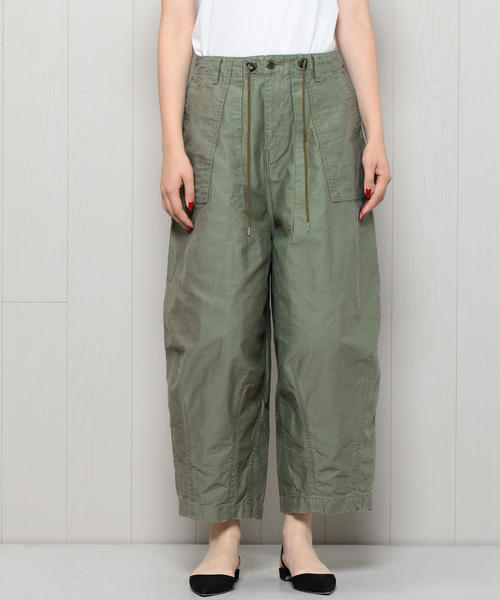 Needles（ニードルス）の「＜NEEDLES＞BALOON FATIGUE PANTS/パンツ（カーゴパンツ・レディース・オリーブ/ネイビー・1）」の3枚目の写真