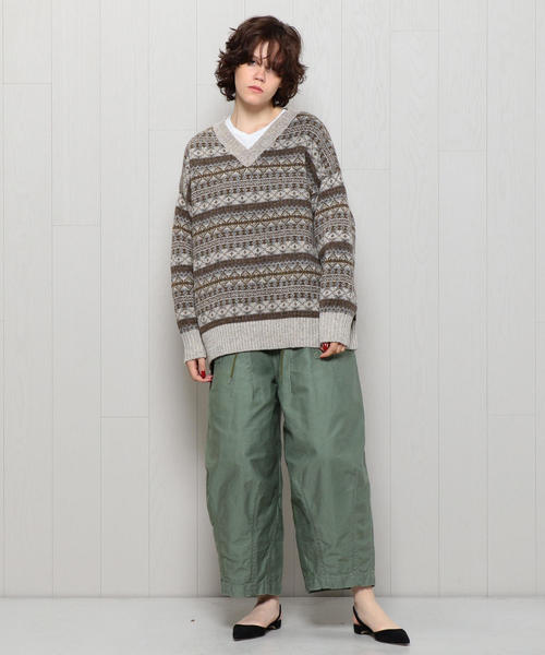 Needles（ニードルス）の「＜NEEDLES＞BALOON FATIGUE PANTS/パンツ（カーゴパンツ・レディース・オリーブ/ネイビー・1）」の12枚目の写真