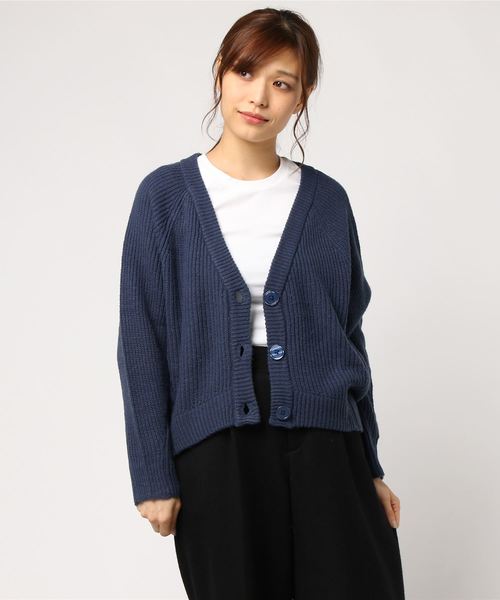 N.（N. Natural Beauty Basic）（エヌエヌナチュラルビューティーベーシック）の「ショートフォルムカーディガン（カーディガン/ボレロ・レディース・ベージュ/パープル/ブルー・MEDIUM）」の11枚目の写真